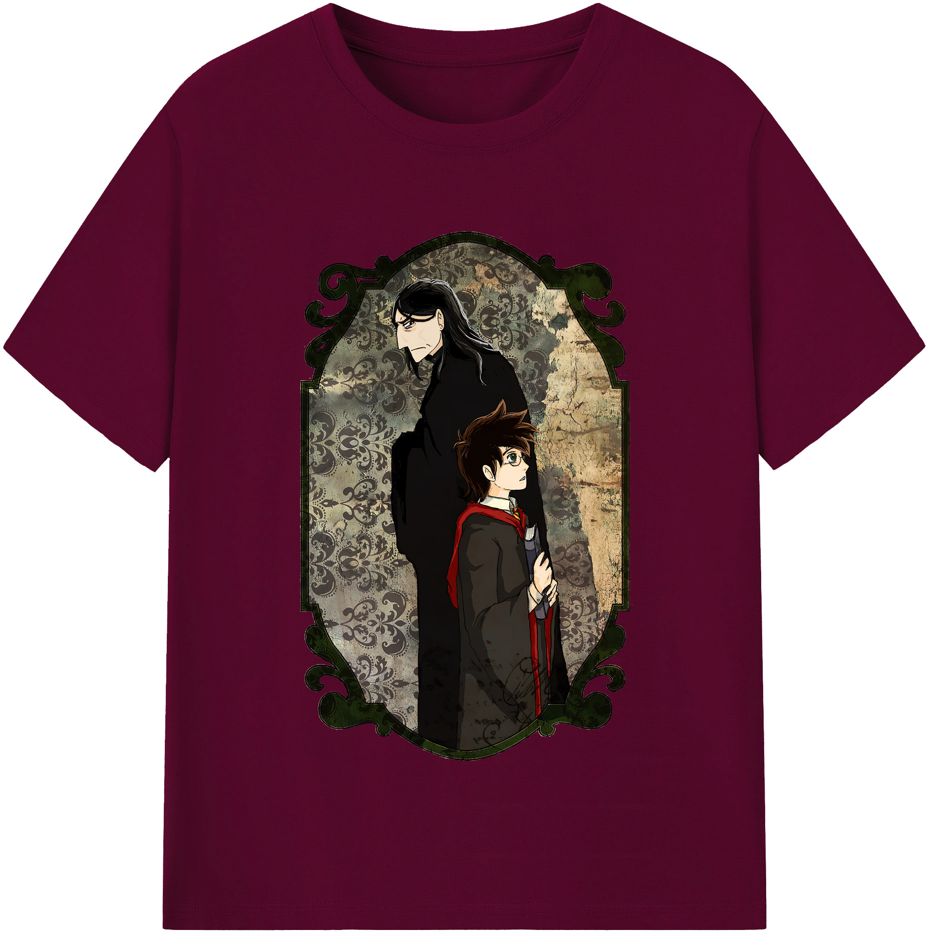 （画像用） Harry Potter ハリー・ポッターシリーズ レディースカジュアルプリントTシャツ（綿100％）